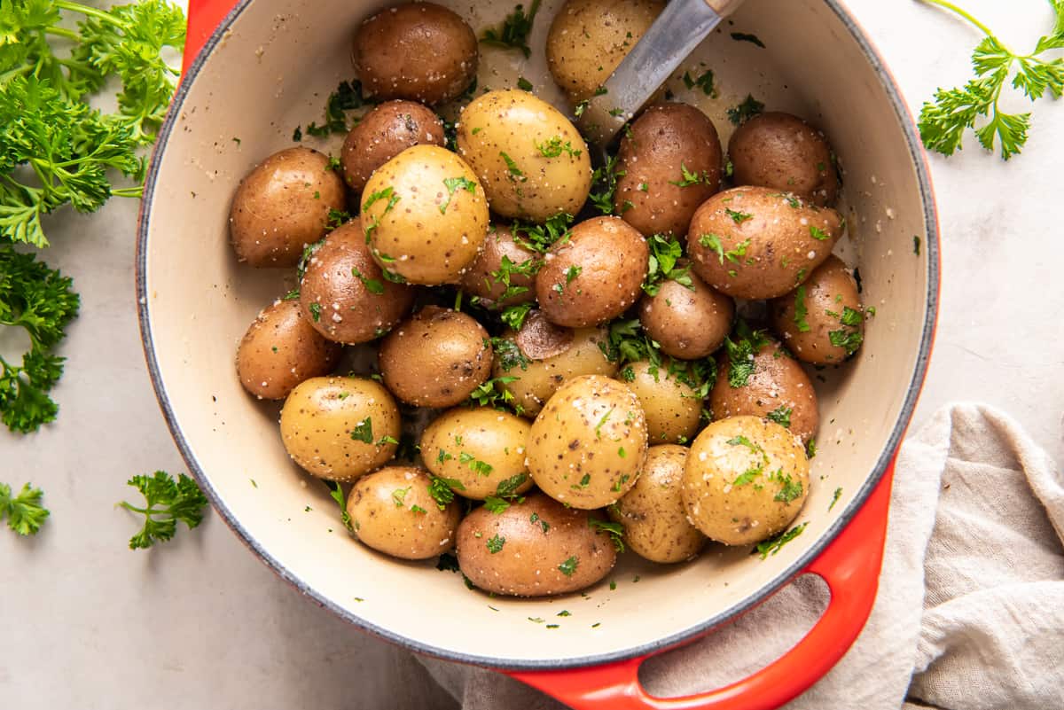 Parsley Potatoes (Easy Boiled Potatoes) Valerie's Kitchen