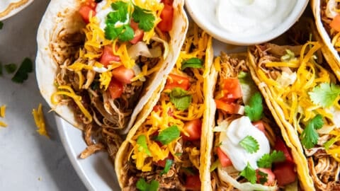 Crock Pot Chicken Tacos
