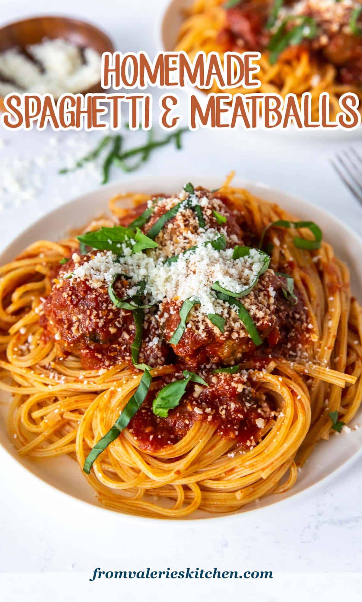 Homemade Spaghetti and Meatballs Valerie's Kitchen