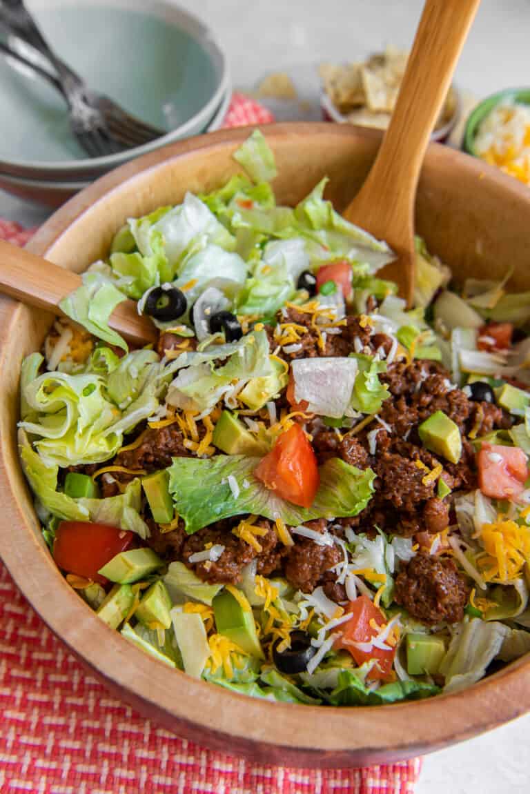Taco Salad with Catalina Dressing Valerie's Kitchen