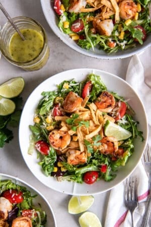 Cilantro Lime Shrimp Salad | Valerie's Kitchen