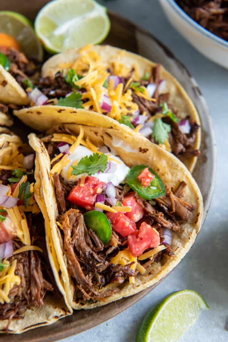 Shredded Beef Tacos Valerie's Kitchen