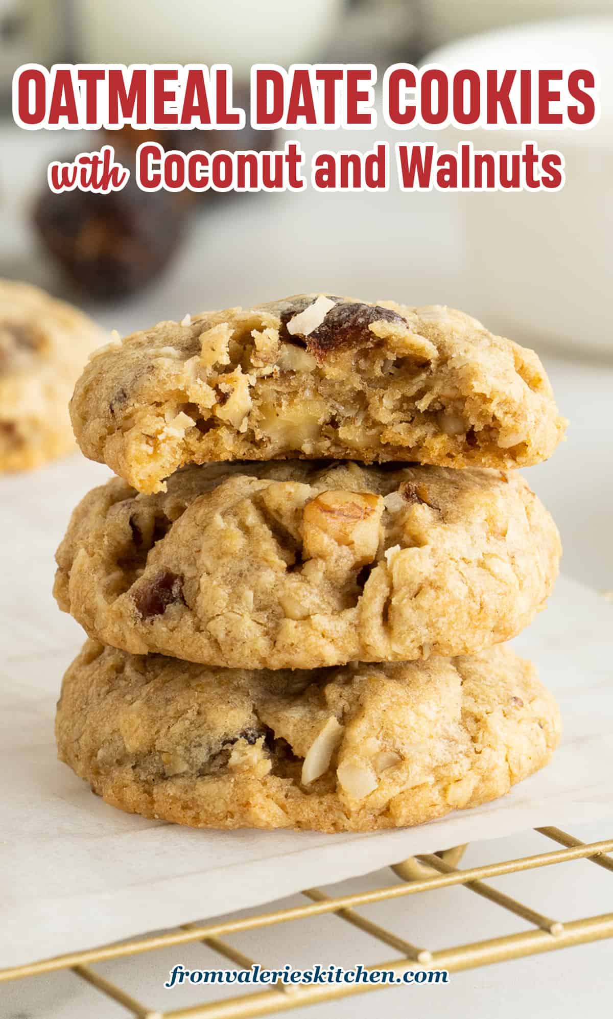 Oatmeal Date Cookies Valerie's Kitchen