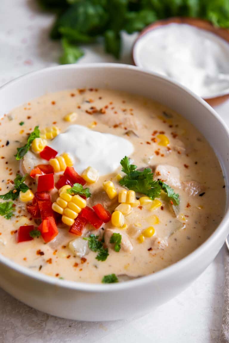 Red Corn Chowder Chicken Corn Chowder | Valerie's Kitchen