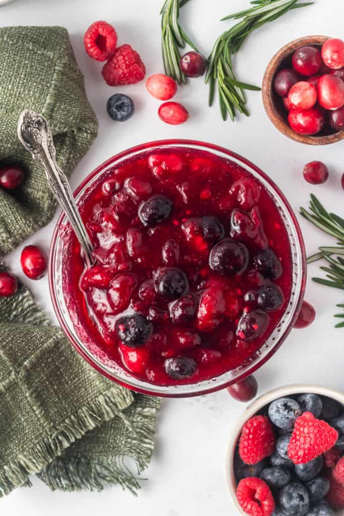 Very Berry Cranberry Sauce Valerie's Kitchen