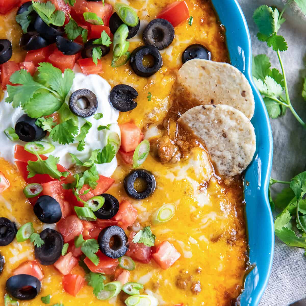 Beef Enchilada Dip Valerie's Kitchen