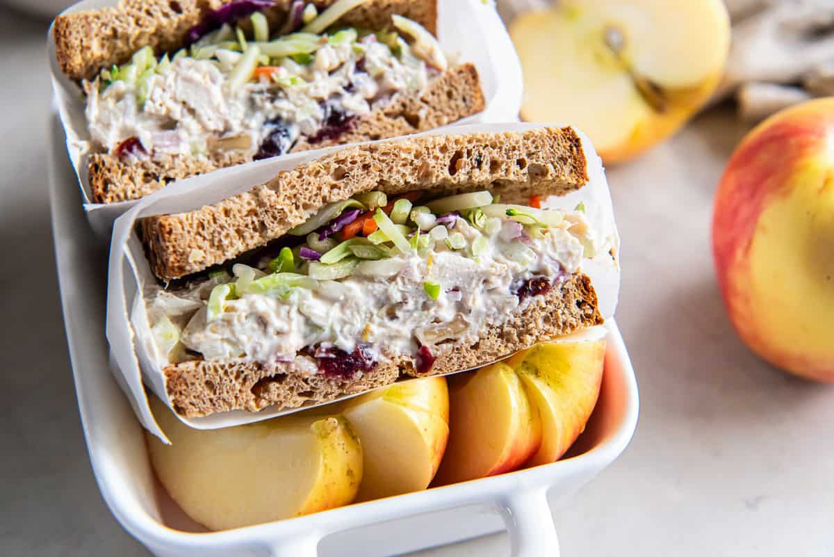 Light and Healthy Chicken Salad - Valerie's Kitchen