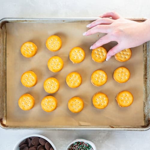Chocolate-Dipped Ritz Cracker Cookies